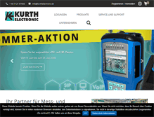 Tablet Screenshot of kurthelectronic.de